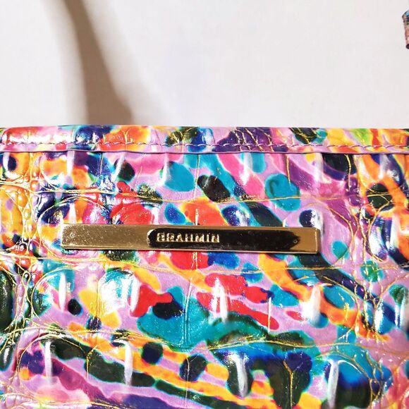 NWT Brahmin Medium Asher Tote Rainbow Reef Melbourne Multi Colorful Abstract - Picture 4 of 12